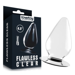 LoveToy Plug transparent Flawless 10  x 5.5 cm